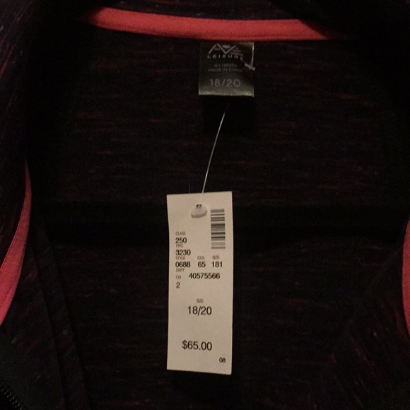 Avenue Spacedye Zippered Jacket 18 20 - Picture 3 of 5